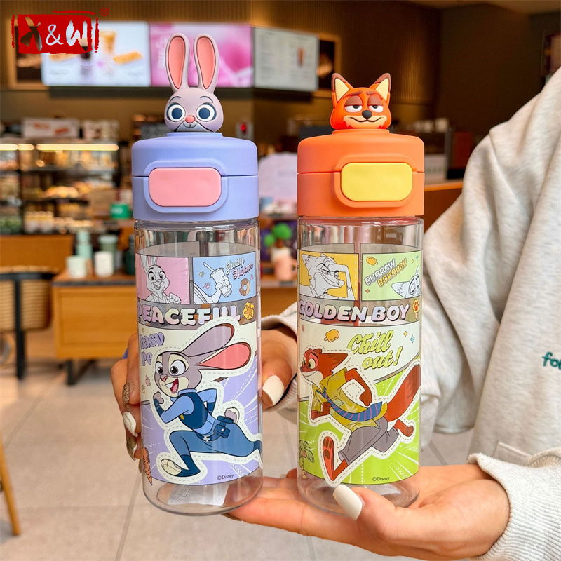 X Sports Equipment - X&W ディズニー水筒 学生 子供 夏用ウォーターボトル ジュディ