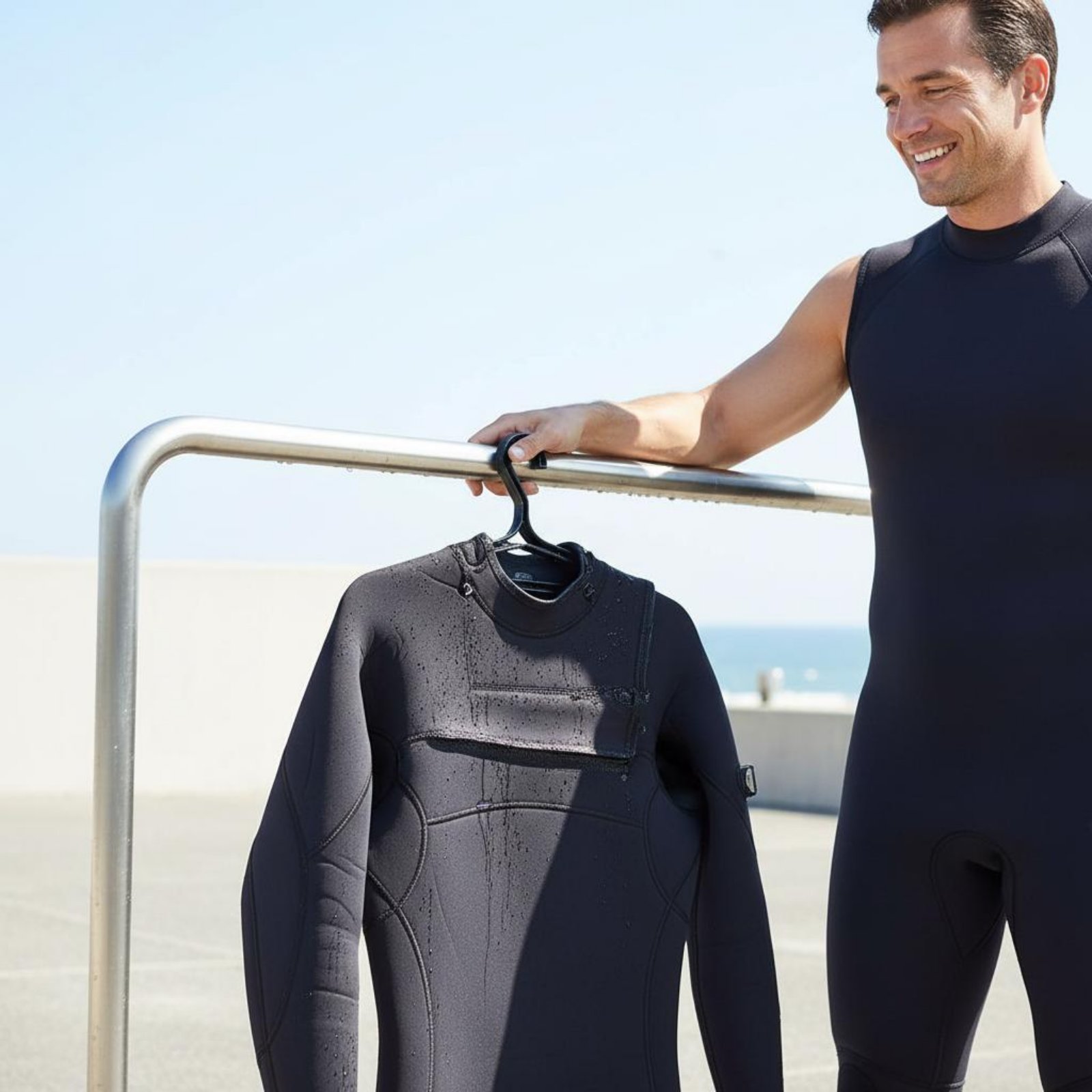 Sports Equipment Drying Rack - ウェットスーツハンガー 長持ちするダイビングスーツハンガー スポーツ用品アクセサリー 強化フレーム 乾燥ラック 通気性のあるデザイン