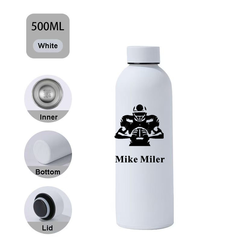Sports Equipment With Names - 750ml カスタムロゴ入り 大型真空断熱ボトル ステンレス製 携帯用魔法瓶 アウトドアスポーツ