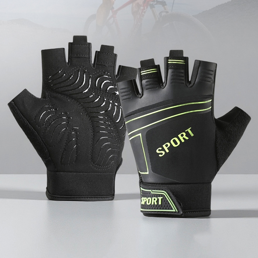 Sports Equipment With Names - 通気性のある滑り止めスポーツグローブスピニングバイクフィットネス機器トレーニング屋外耐摩耗性サイクリンググローブ