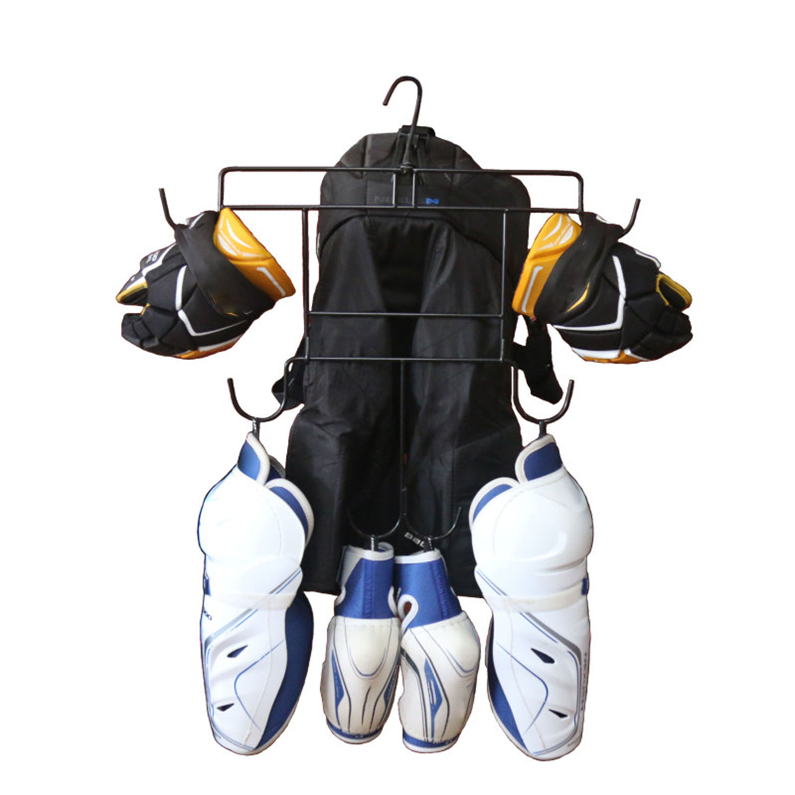 Sports Equipment Drying Rack - アイスホッケー用品乾燥ラック ステンレス製 スポーツ用品収納乾燥ラック 多目的 コンパクト アイスホッケー用品ハンガー