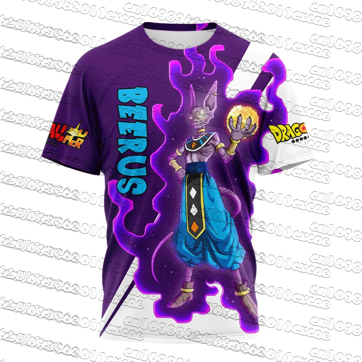 Sports Equipment Resale - ドラゴンボール ビルス メンズ Tシャツ 夏のホットセール 速乾性