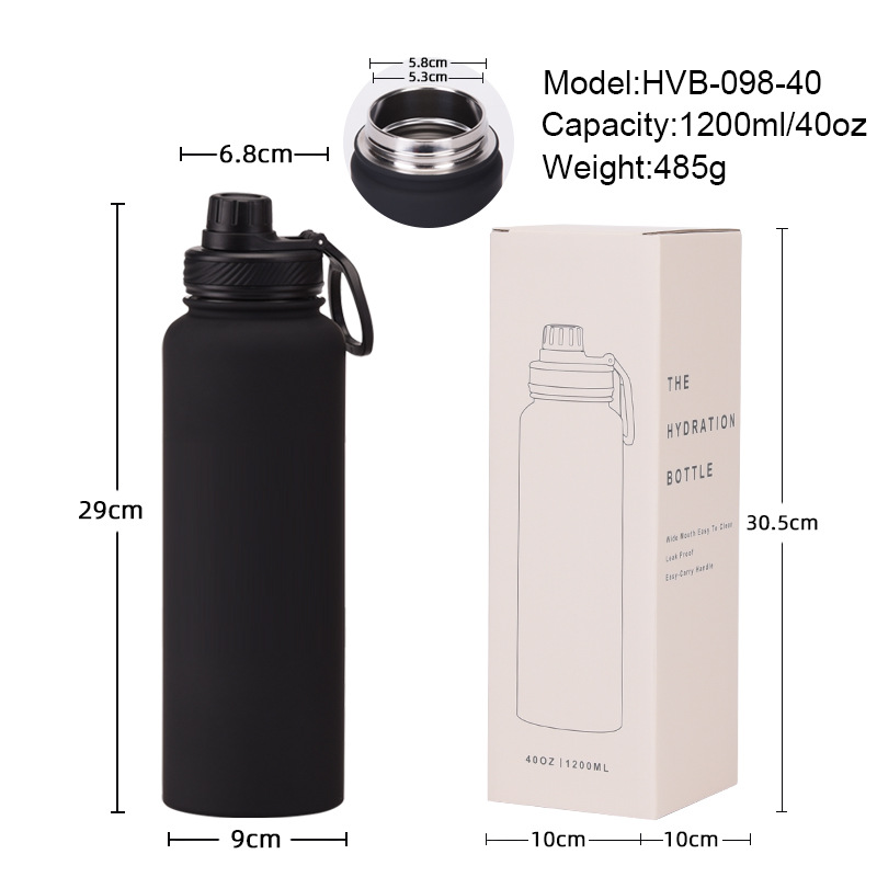 PuraCool 40oz (1200ml) ステンレス製ス - Sports Equipment With Names のレビューと価格