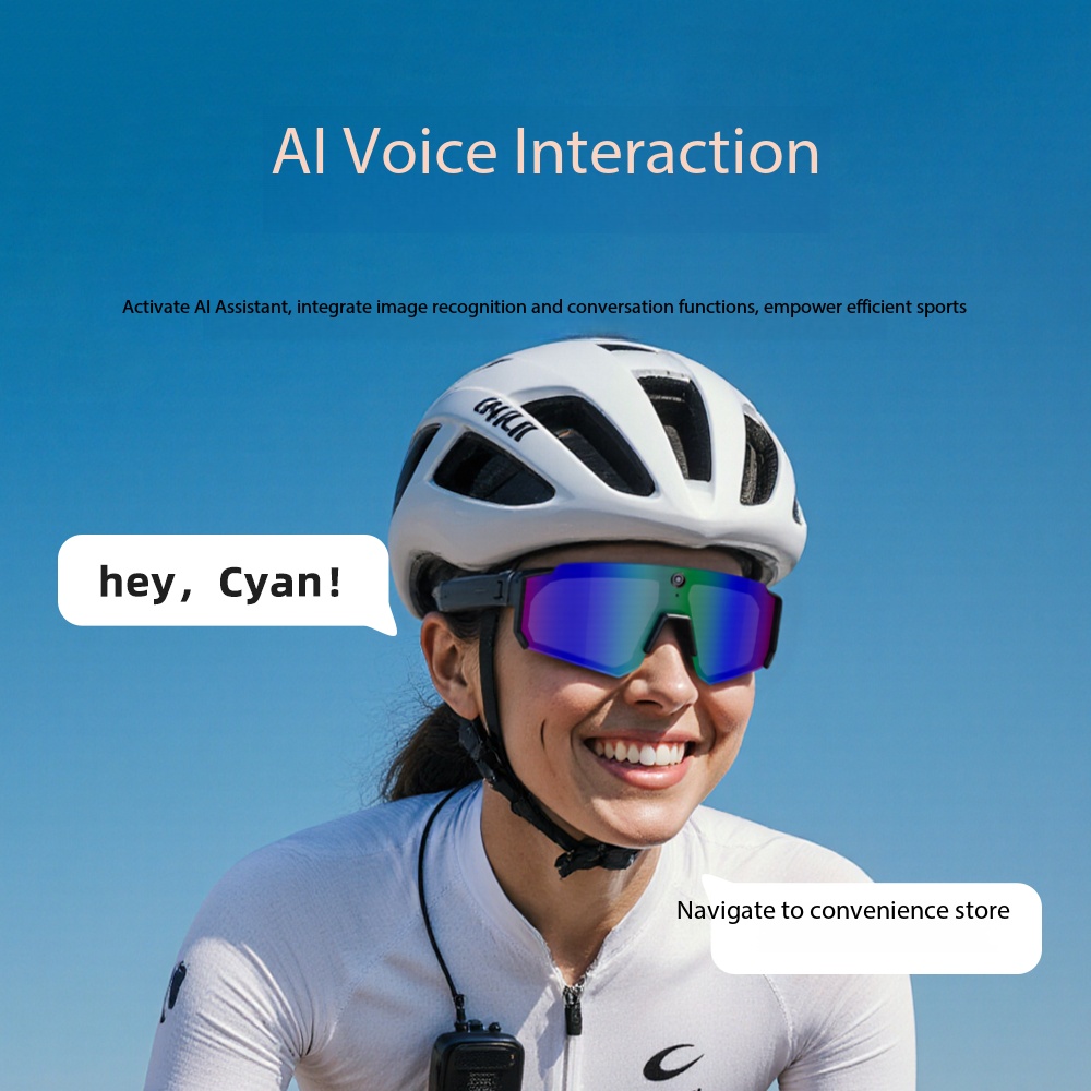 新型AIスマートスポーツカメラグラス、8MPカメラ搭載、HD - Sports Equipment In Spanish のレビューと価格