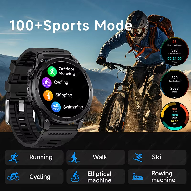 2026年最新GPSスマートウォッチは、1.46インチの画面 - Sports Equipment In Spanish のレビューと価格