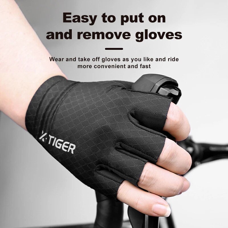 X-TIGER サイクリング手袋ハーフフィンガー耐衝撃性耐摩 - X Sports Equipment のレビューと価格