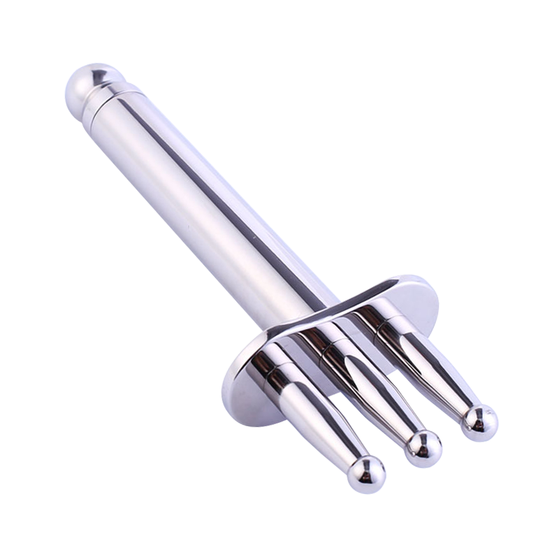 明るいマグネット三頭磁気フォーク磁気ポイント経絡マッサージス - Lacrosse Stick Head のレビューと価格