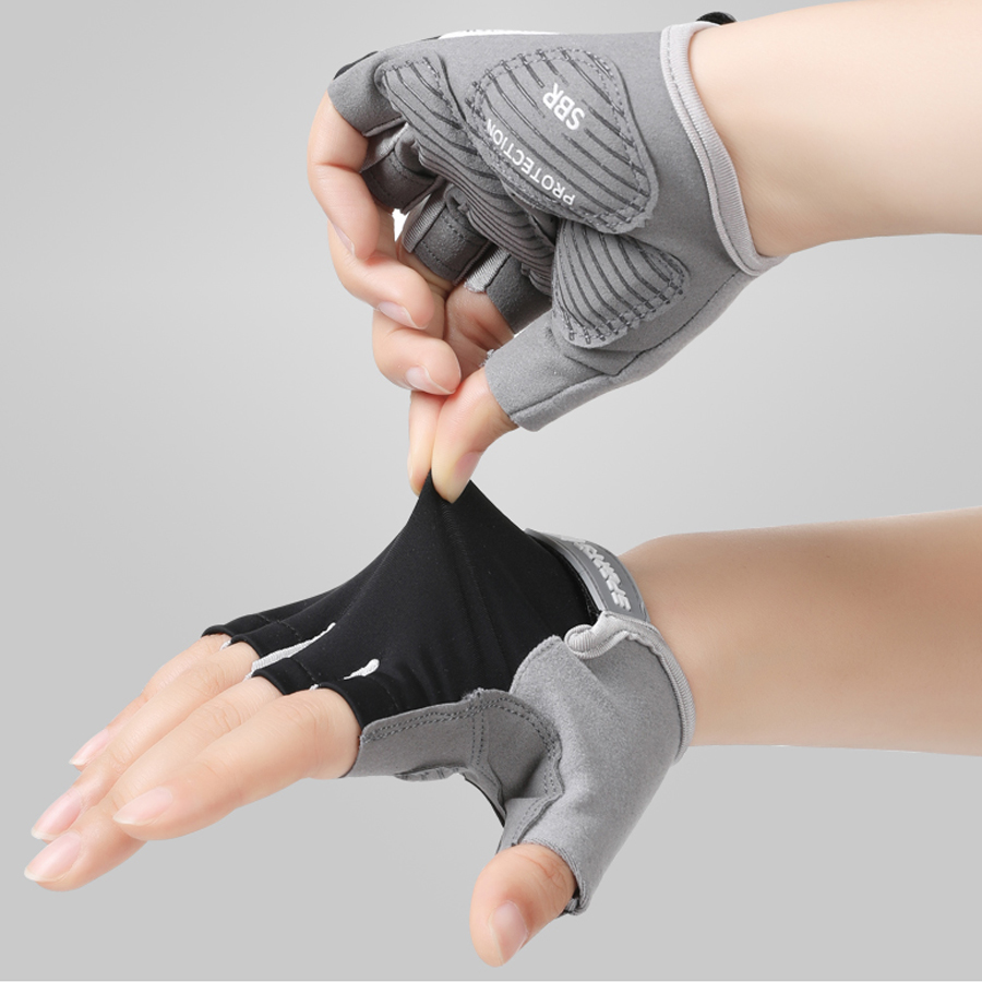通気性のある滑り止めスポーツグローブスピニングバイクフィット - Sports Equipment With Names のレビューと価格