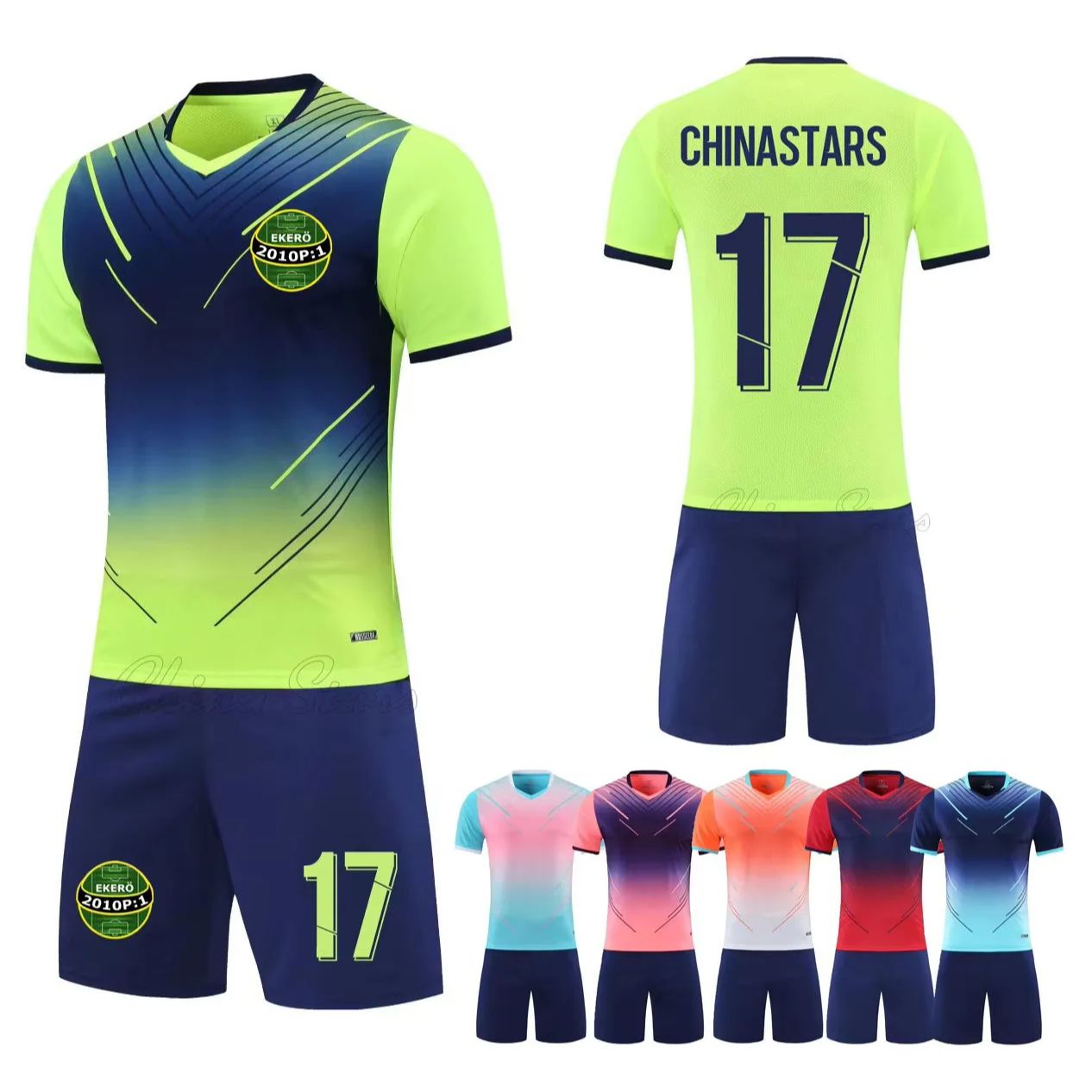 クラブサッカーユニフォーム男性サッカーユニフォームセットユー - Sports Equipment For Boys のレビューと価格