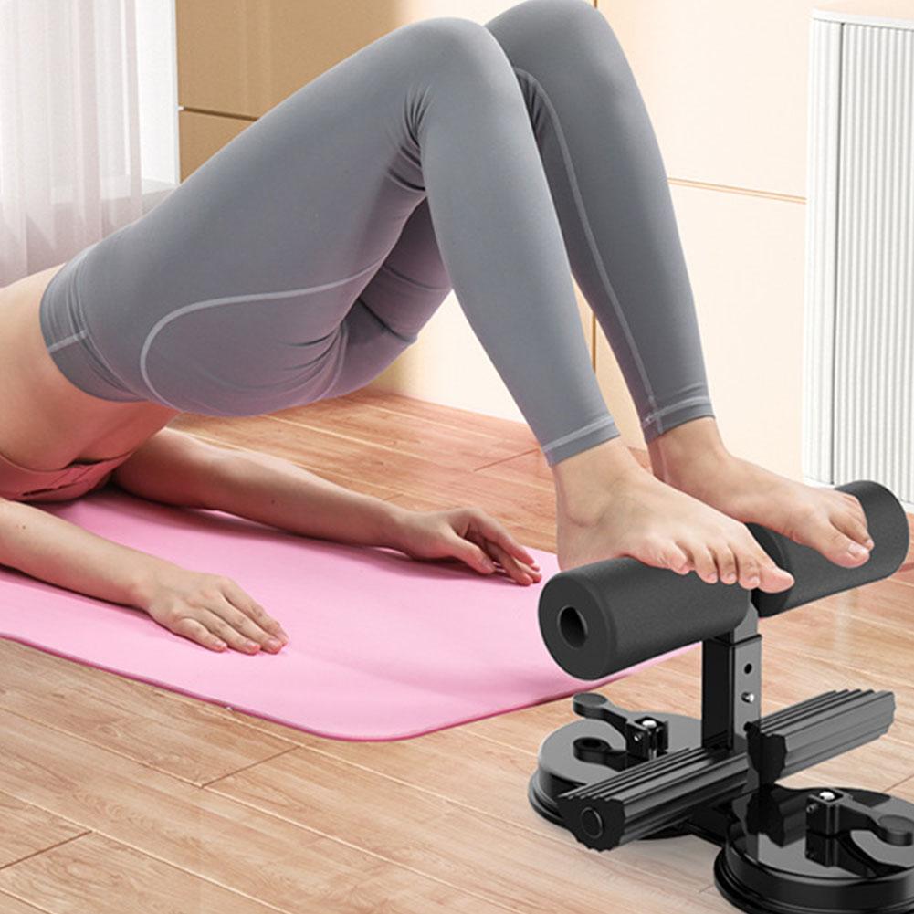 ダブルサクションカップ付きプルロープ付き腹筋トレーニング補助 - Sports Equipment List のレビューと価格