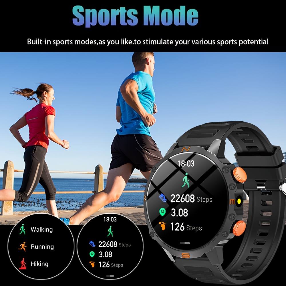 メンズスマートウォッチ、iPhoneとAndroidシステム - Sports Equipment In Spanish のレビューと価格