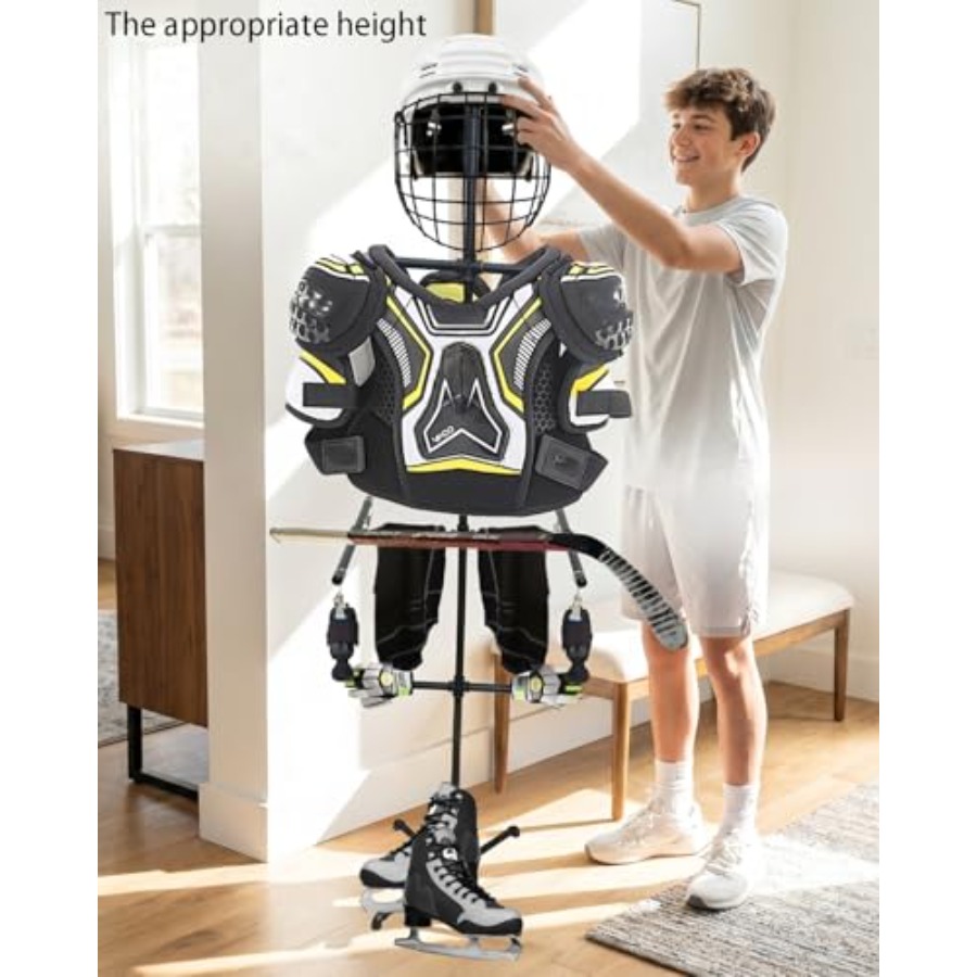 ホッケー用品乾燥ラック、頑丈な金属製スポーツホッケーギア乾燥 - Sports Equipment Drying Rack のレビューと価格